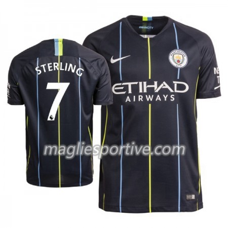 Completo Calcio Manchester City Sterling 7 Divisa Trasferta 2018/2019